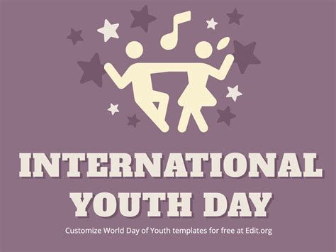 International Youth Day Poster Templates