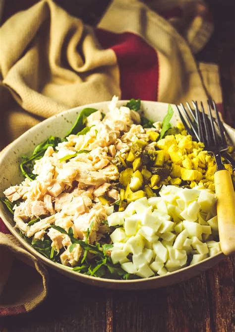 Maybe you would like to learn more about one of these? Spinach, Egg & Dill Pickle Salad With Chicken • The Wicked ...
