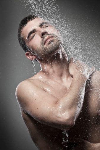 Man Taking A Shower Take A Shower African Tattoo Stock Photos