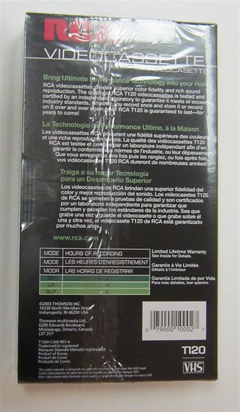 An hour is most commonly defined as a period of time equal to 60 minutes, where a minute is equal to 60 seconds, and a second has a rigorous scientific definition. RCA VHS Tape 120 Minutes (6 Hours) - VHS & Video Products ...