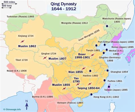 The Qing Manchu Dynasty 1644 1911 Of China