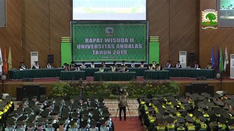 Universitas Andalas Wisuda Ii Program Diploma Dan Sarjana