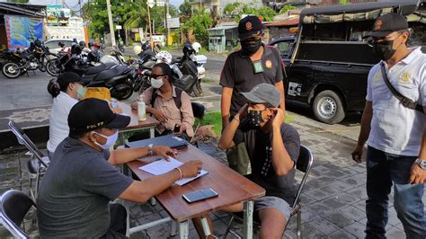 Tim Yustisi Denpasar Kembali Menjaring 22 Orang Pelanggar Prokes