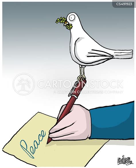 Peace Treaty Cartoons And Comics Funny Pictures From Cartoonstock