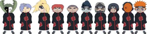 Naruto Shippuden Akatsuki Members