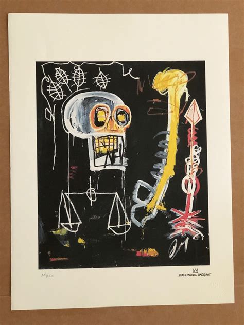 Untitled Black Skull By Jean Michel Basquiat Leviton Fine Art Llc