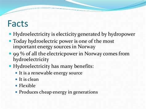 Hydroelectric Power Norway