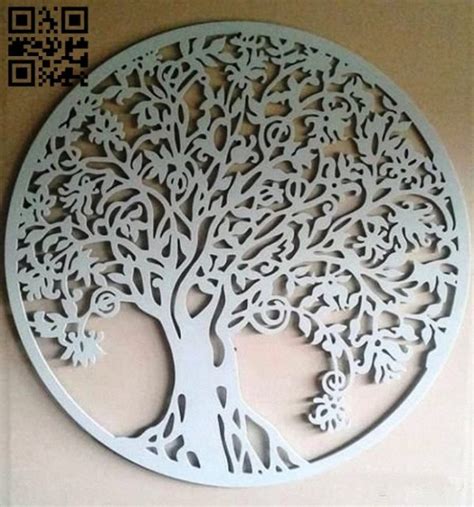 Tree E0010781 File Cdr And Dxf Free Vector Download For Laser Engraving
