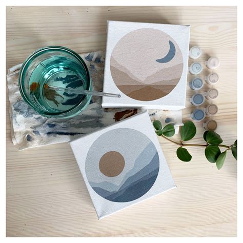 Shop — COLLEEN ELIZABETH ART | Moon painting, Paint by number kits 