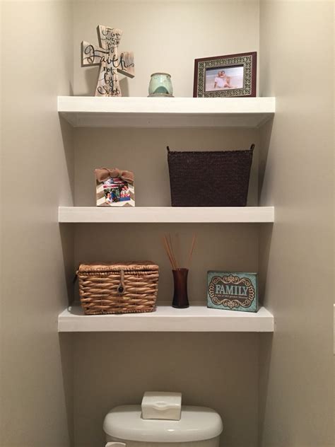 Shop pottery barn for expertly crafted bathroom shelves over toilet. Over toilet floating shelves | Shelves over toilet ...