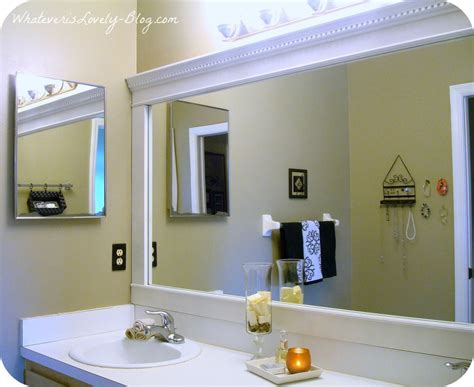 It really was so quick and simple and made such a big difference. Bathroom Mirror Framed with Crown Molding | Hometalk