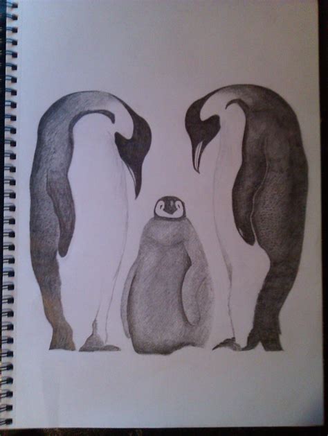 Penguin Drawing By A6ft5ninja On Deviantart