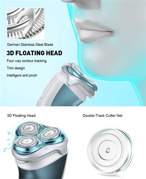 Electric Razor For Men Dynabliss Electric Rotary Shavers Waterproof