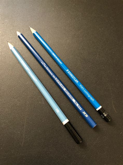 HB Pencils B Pencils H Pencils Graphite Scale Explained