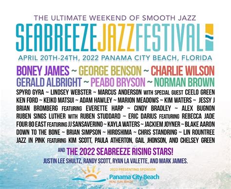 Cheap Seabreeze Jazz Festival Tickets Lineup Promo Code