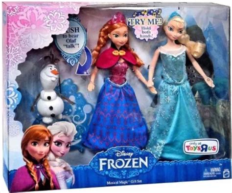 Disney Frozen Elsa Anna Musical Magic Gift Set Toys R Us Dolls Olaf Picclick Com Frozen