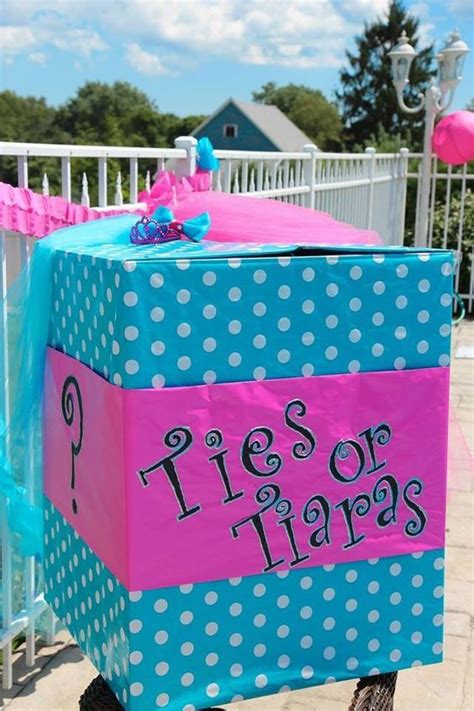 Our Gender Reveal Box Gender Reveal Box Baby Gender Reveal Party