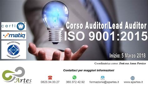 Corso Auditorlead Auditor Di Sistemi Di Gestione Certificati Ricec