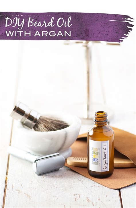 This Earthy Diy Beard Oil Recipe Combines Essential Oils With Argan And Olive Oil To Nourish And
