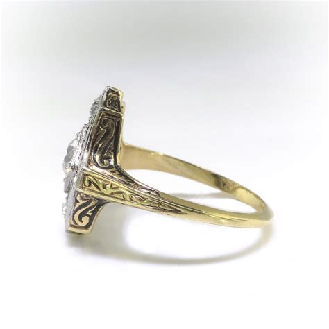 Antique Edwardian Diamond Ring Circa 1920s 54ct Tw Old European Cut