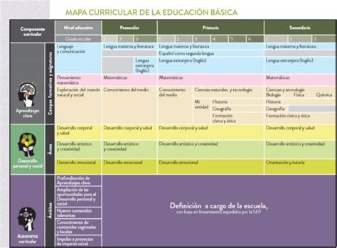 Mapa Curricular Características Estructura Funciones Ejemplo