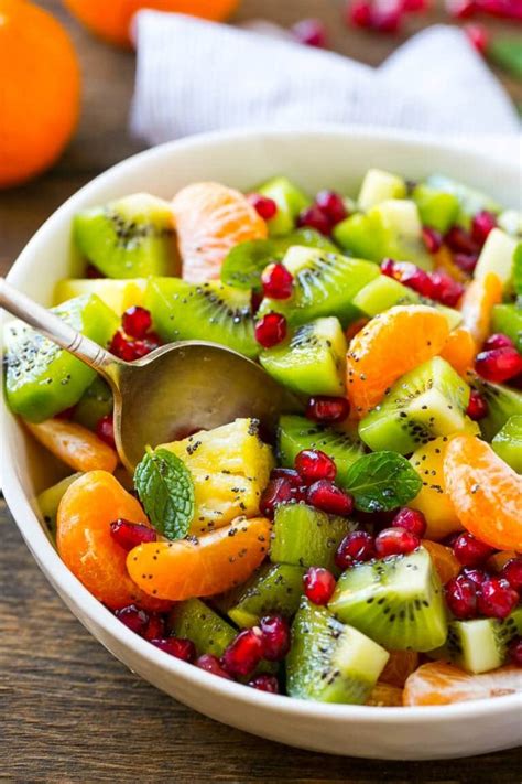 Try one of these healthy thanksgiving salad recipes to get some greens in with your turkey. Winter Fruit Salad - Dinner at the Zoo
