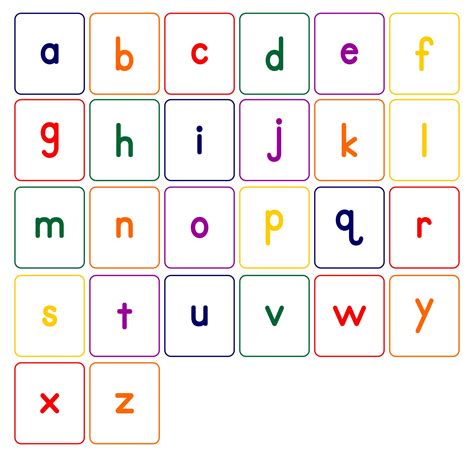 Upper case letters (also called capital letters) are used at the beginning of a sentence or for the first letter of a proper noun. 7 Best Images of Printable Lower Case Alphabet Flash Cards ...