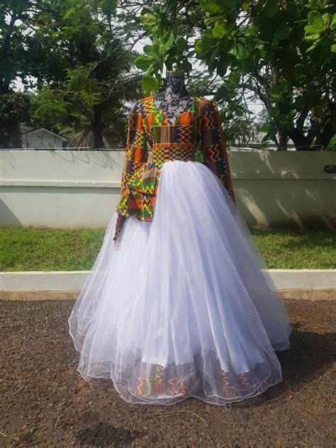 African Wedding Dress African Womens Dress Dashiki Prom Dress Bespoke Dashiki Dress African