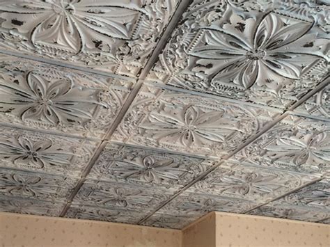 Faux tin tiles for ceiling have been very popular nowadays. Faux Tin Ceiling Tile - 24 x 24 - #DCT 10 - Idea Library