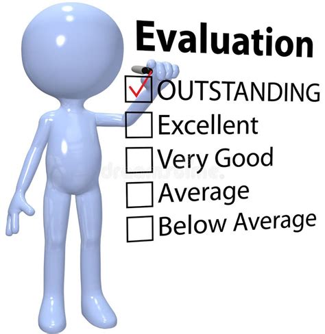 Evaluation Report Card Clipboard Assessment Grades Stock Illustration