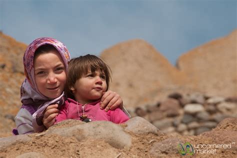 Iranian Children Kandovan Iran Iran Old Rock Province