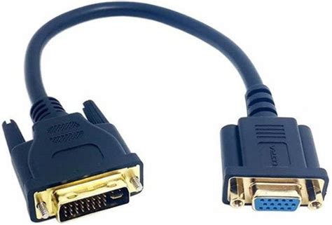 analog dvi 24 5 male to vga female monitor converter adapter cable 20cm black dvi