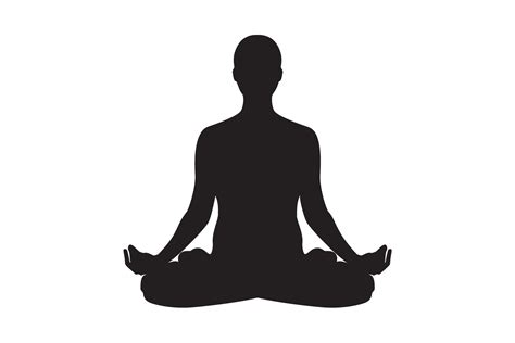 Practicing Yoga Yoga Lotus Pose Icons ~ Creative Market