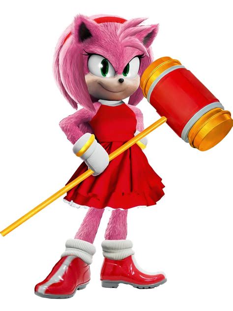 Amy Rose The Hedgehog Sonic The Movie Speededit By Christian2099 On