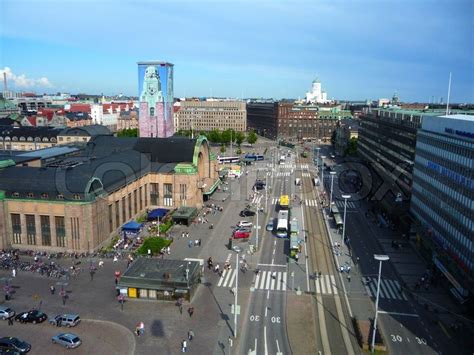 Helsinki City Center From Air View Stock Image Colourbox