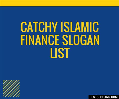 100 Catchy Islamic Finance Slogans 2024 Generator Phrases And Taglines