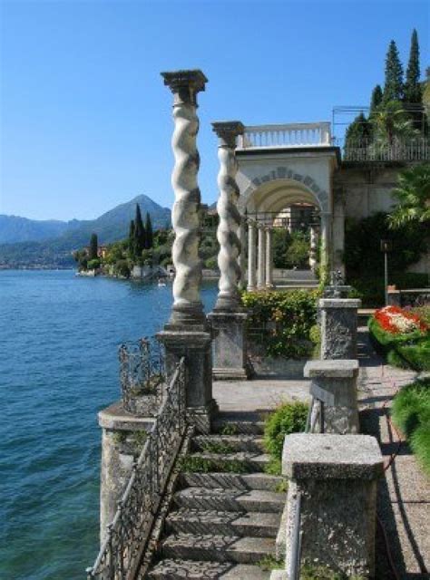 View To The Lake Como From Villa Monastero Italy Lake Como Lake