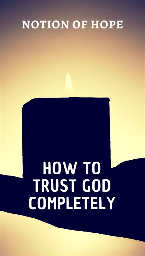 Since god wants the best for you, is always with you, and has the power to do anything, you can trust any worrisome situation to him and invite him to work it out for. How To Trust God COMPLETELY and Never WORRY! - Notion of ...