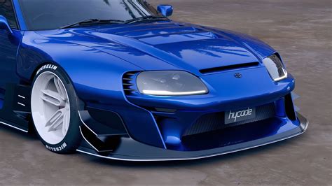 Toyota Supra MK4 Stage 1 Custom Wide Body Kit By Hycade Ver 1 Buy With