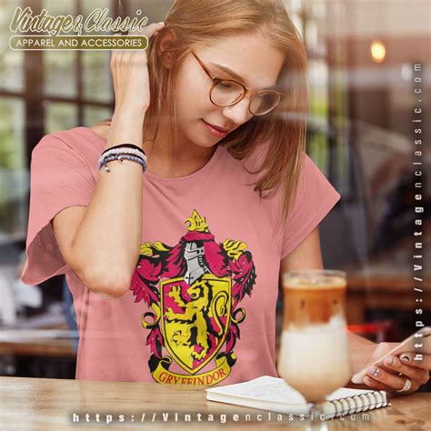 Harry Potter Gryffindor Crest Shirt High Quality Printed Brand