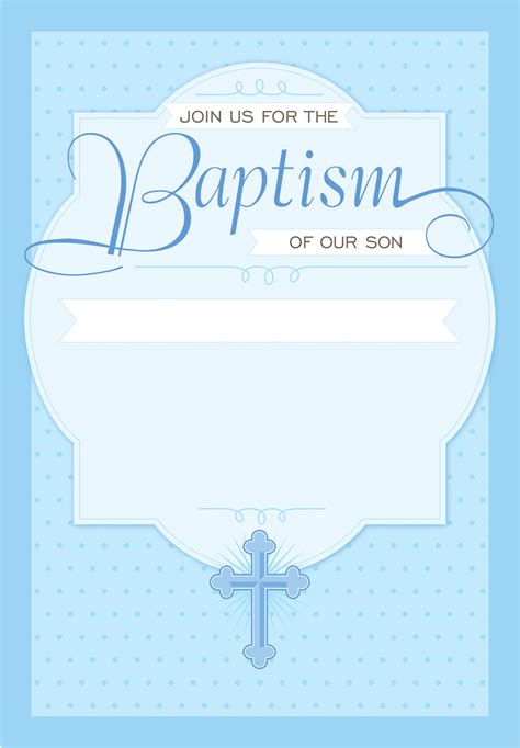 Baptism Printable Card Customize And Print