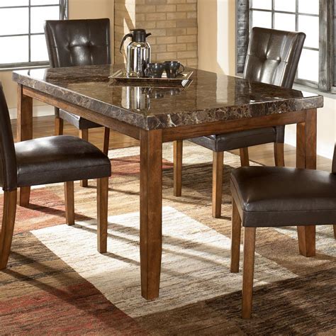 Ashley Signature Design Lacey D328 25 Rectangular Dining Table W Faux