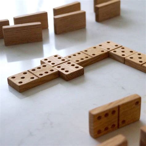 Świeża i gorąca pizza w 30min! Wooden Dominos Set By Traditional Wooden Gifts ...