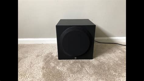 Yamaha Yst Sw012 Home Theater Powered Active Subwoofer Youtube