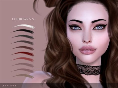 Eyebrows N27 By Angissi At Tsr Sims 4 Updates