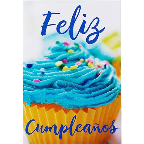 Buy Feliz Cumpleanos Happy Birthday Greeting Card In Spanish Espanol Espero Que Cada Uno De