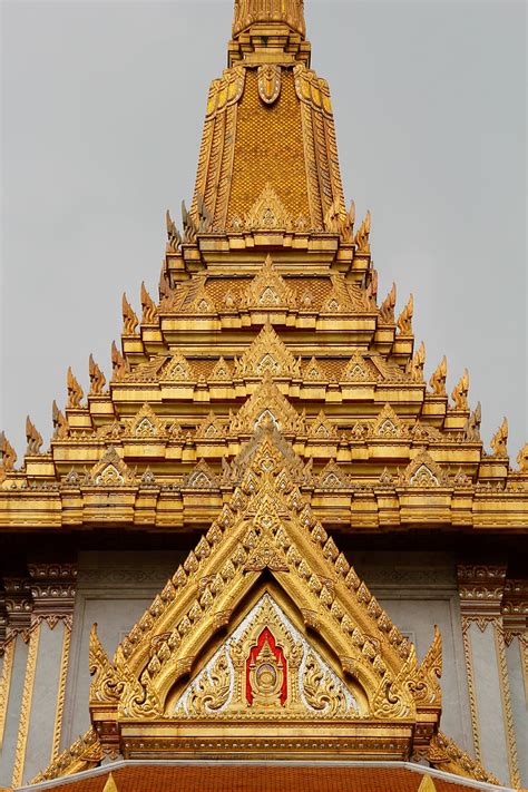 Tailandia Bangkok Templo Oro Asia Palacio Edificio Arquitectura Piqsels