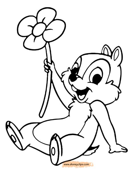 Chip Chipanddale Disney Coloring Pages Cartoon Coloring Pages