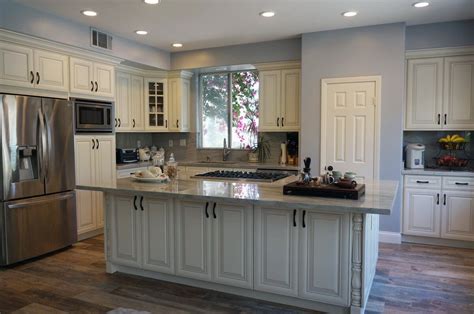 We don't have particle board in any of our cabinets. Cabinet City | Antique White RTA Cabinets (With images ...