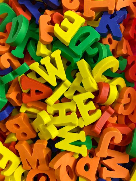 Mini Alphabet Letters Erasers For Kids Preschool Abc Learning Etsy